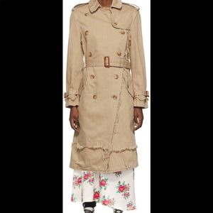 R13 SHREDDED TRENCH COAT